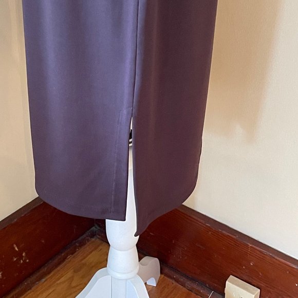 Ann Taylor Straight Dress Skirt - Chocolate - Picture 3 of 5